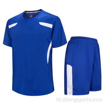 Керілген футбол джерси спорттық-Sport Soccer Jersey